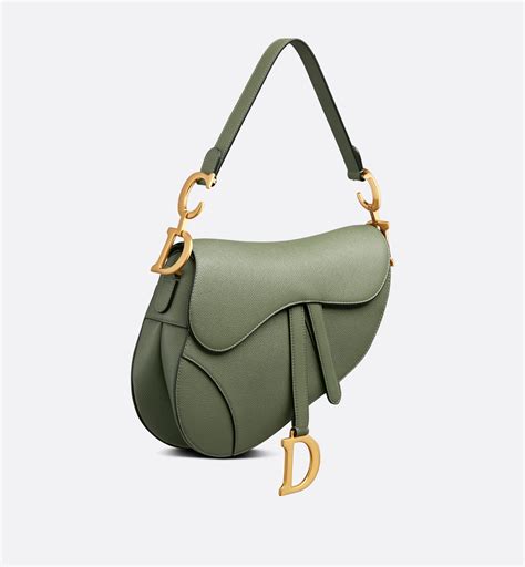 dior saddle bag green